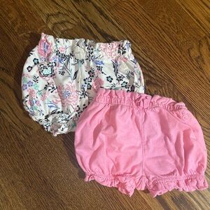 Baby GAP Floral and Pink short bundle